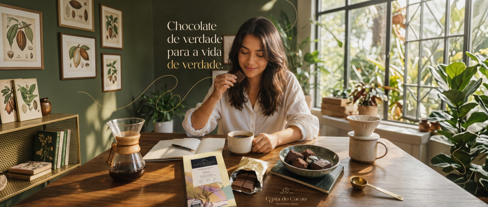 Chocolate de verdade para a vida de verdade